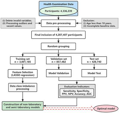 Development and validation of prediction models for hypertension risks: A cross-sectional study based on 4,287,407 participants